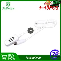 1~10PCS 3 Port Usb Hub Usb 3 Splitter For Data Charging Usb Charger Hub Laptop Pc Computer Accessories Usb Cable Extend Adapter