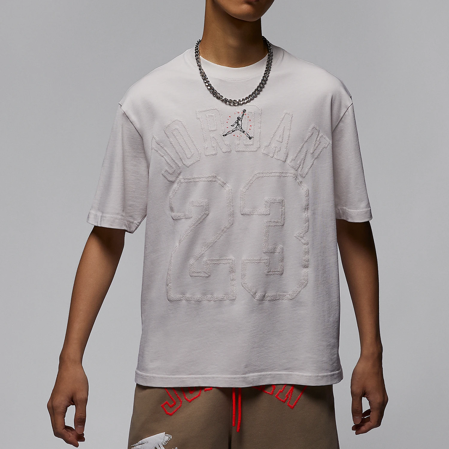 

Оригинальная мужская свободная дышащая футболка Nike Jordan с короткими рукавами и принтом HJ6542-030