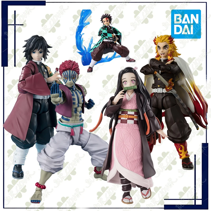 

BANDAI Original SHF Demon Slayer series 1 Anime Action Figure Toys For Kids Gift