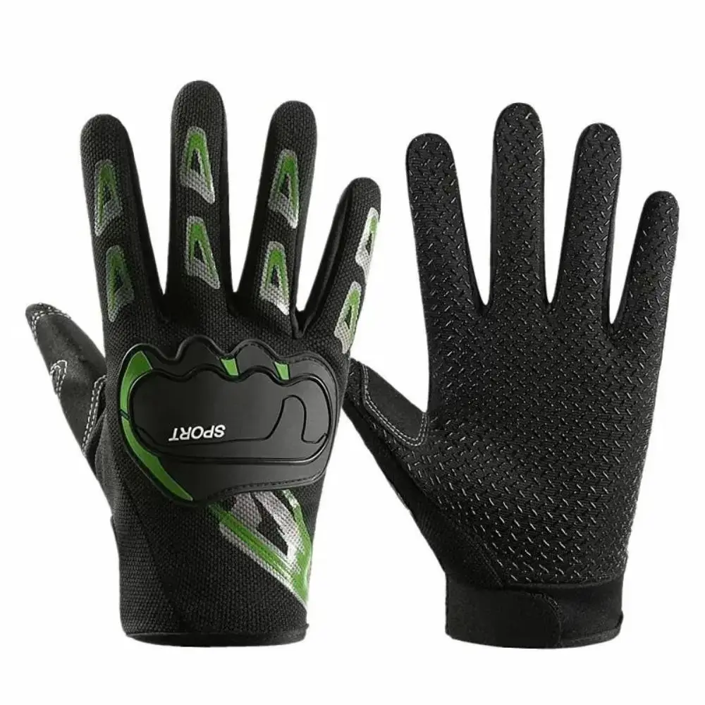 Anti-Slip Cycling Gloves Breathable Mesh Material Riding Gloves Wear-resistant Touchscreen Compatible Motorcycle Gloves