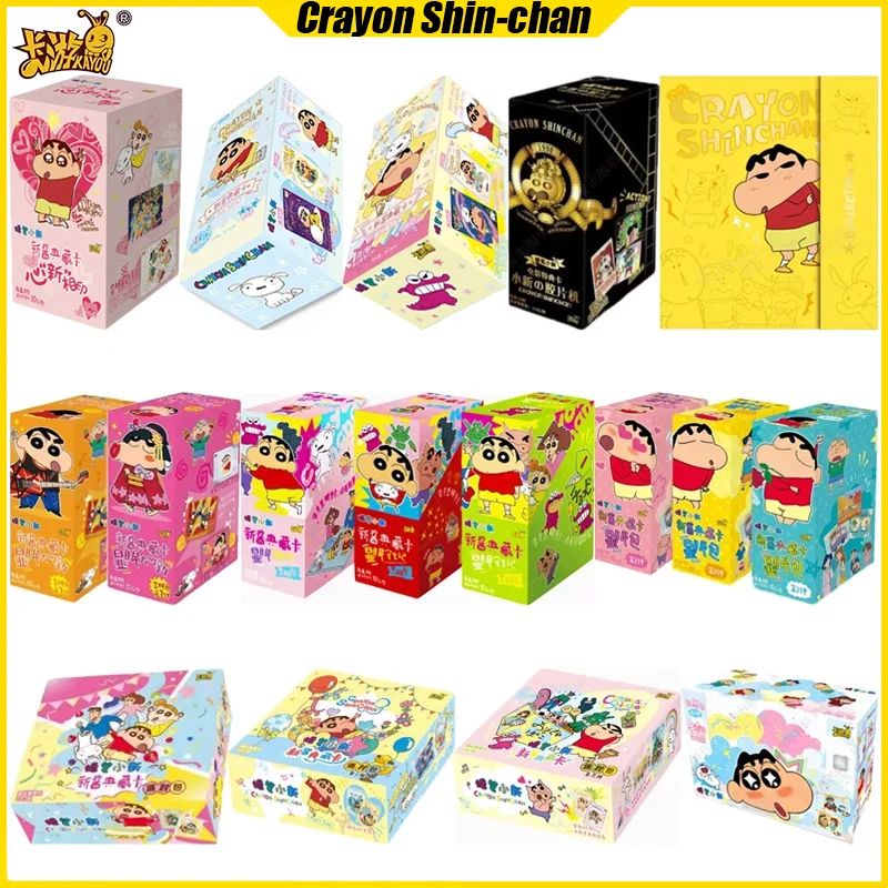

KAYOU Crayon Shin-chan Cards full sets Anime Collection Cards Mistery Boxes Board Games Toys Birthday Gifts for Boys and Girls
