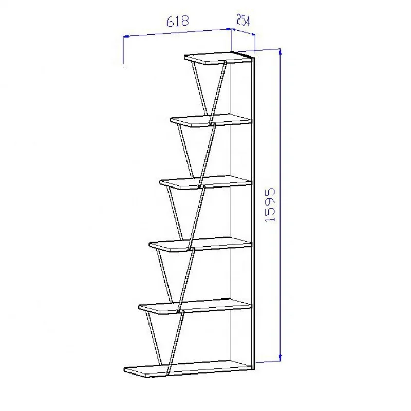 custom.Factory Direct Shelves Easy Installation Light Wood Grain Style Storage Rack Books and Groceries Living Room Bookshel