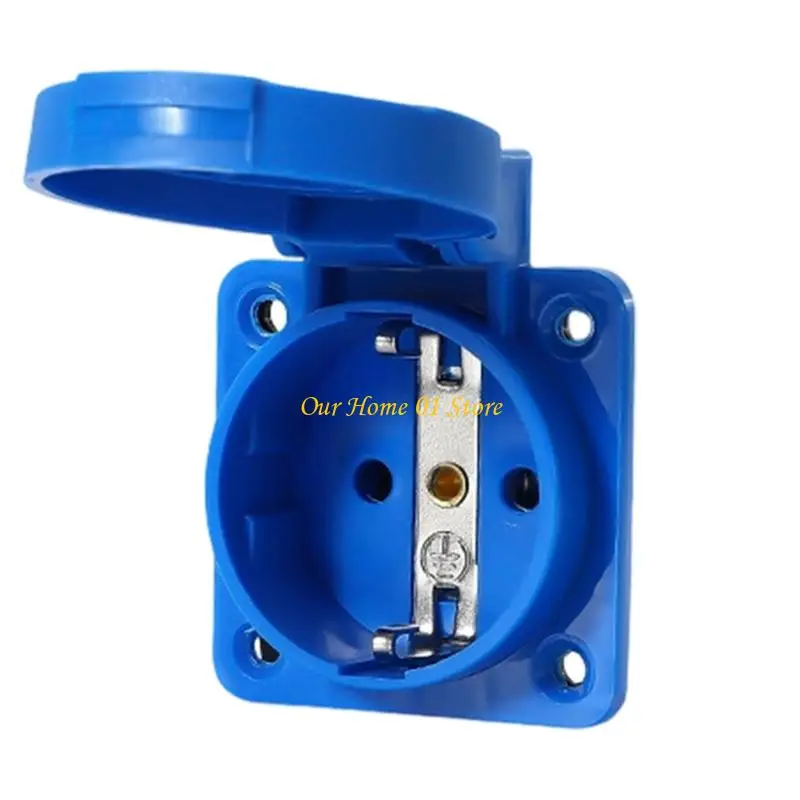 M4YC Universals Outdoor Electrical Socket Embedded Receptacle Industrial Wiring Connector Power Outlet Easy to Install