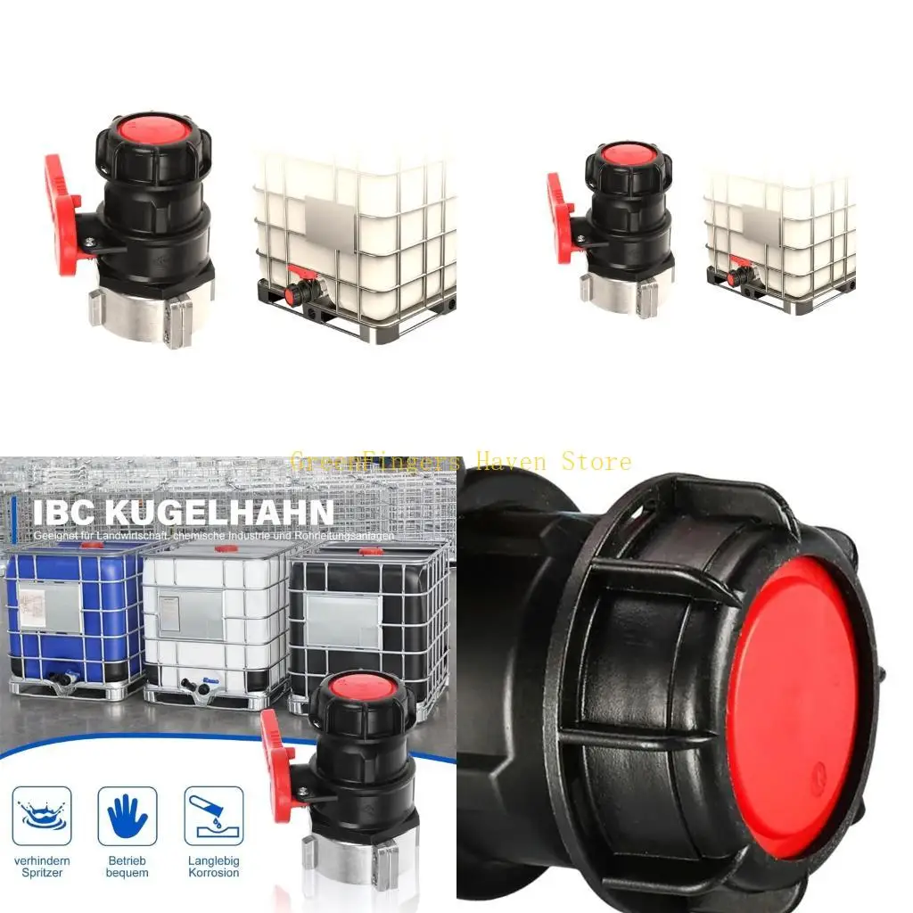 F68D Industrial Ball Valves 75mm IG Thread Valves for Rainwater Container Drainage