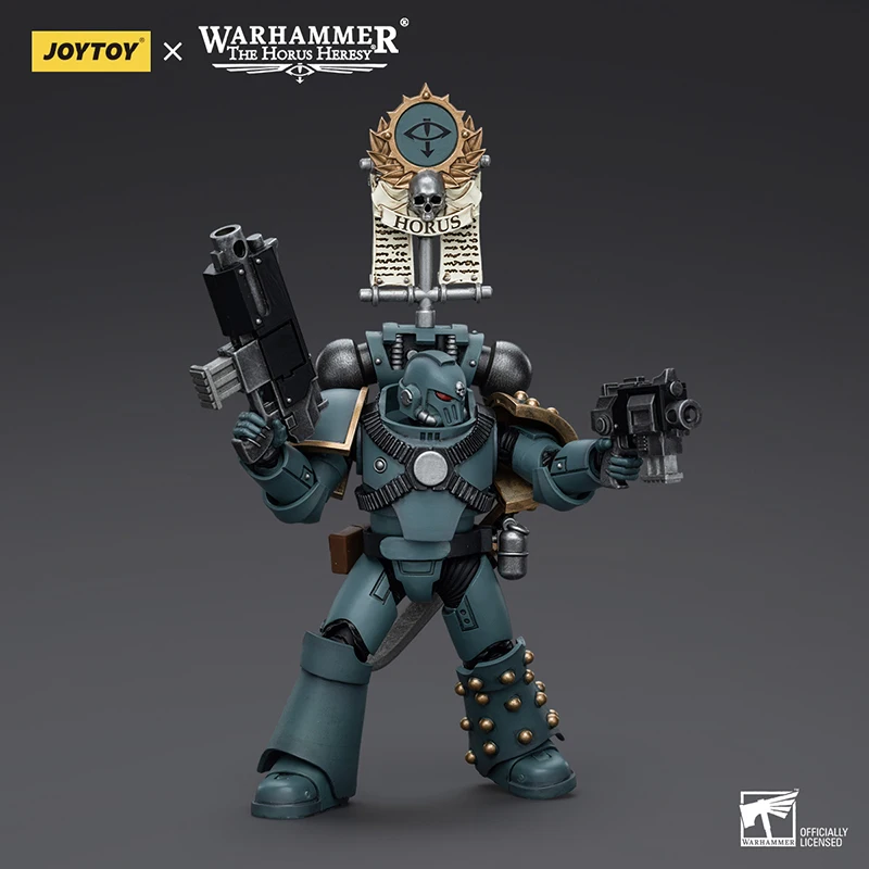 [EN STOCK] JOYTOY Warhammer 30k 1/18 figurine Sons of Horus MKVI escouade tactique légion Praetor Anime modèle militaire jouets