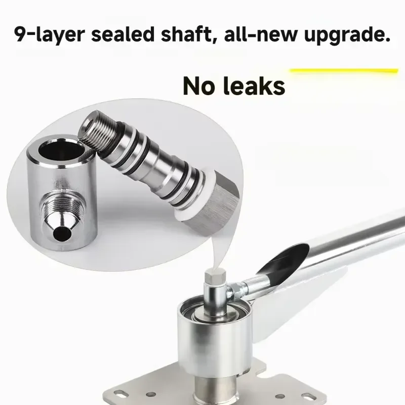 High Pressure Stainless Steel Car Wash Water Gun Retractable Swing Arm Cleaning Tool for Vehicle Exterior Maintenance