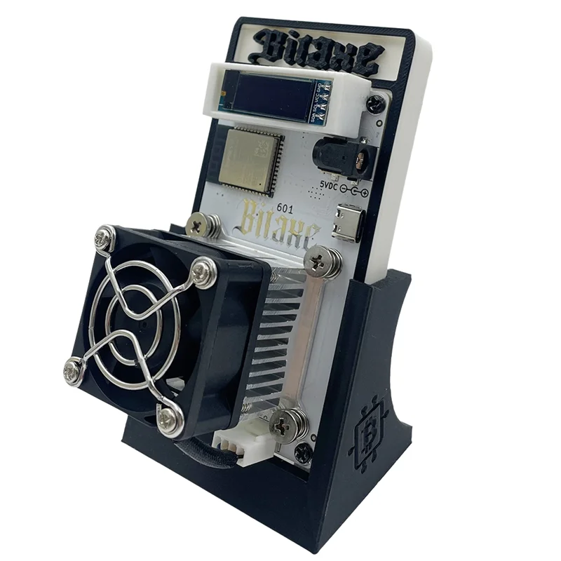 BM1370 رقاقة Bitaxe Gamma 601 1.2TH/S 18W BTC Solo Miner من Antminer S21 Pro Stand Crypto Asic Miner مع US PLUG-ABIU