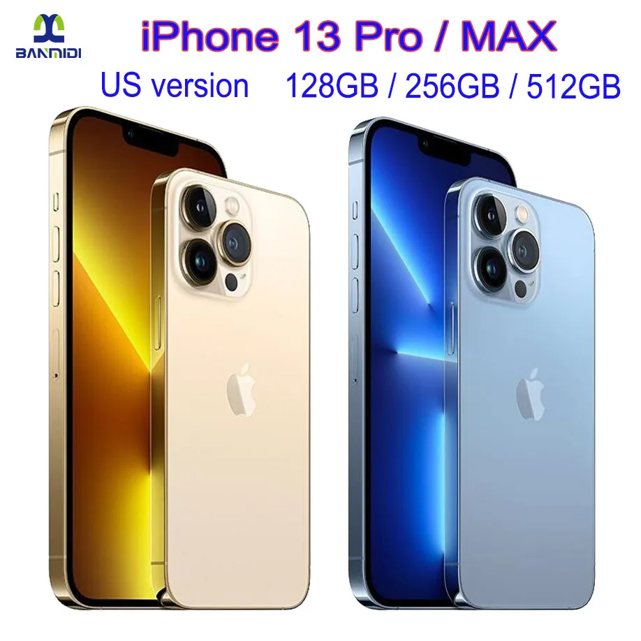 Apple iPhone 13 Pro 6.1" / iPhone 13 Pro Max 6.7" Original Retina OLED Face ID Unlocked 5G Mobile Phone