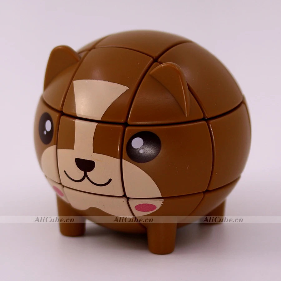 Spherical Animal 3x3x3 Magic Cube Cute Logic Toy Professional Eduztional Game Puzzle 3x3