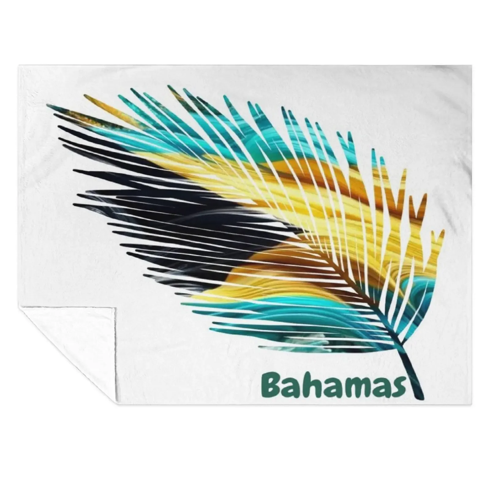 

Bahamas flag Throw Blanket Luxury Designer Furry Blankets For Sofas blankets ands Blankets