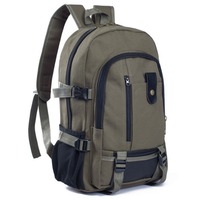 Travel Backpack Men Canvas Mountaineering Bag Canvas Large Capacity Backpacks Outdoor Camping Computer Bags Fashion Sport Bags