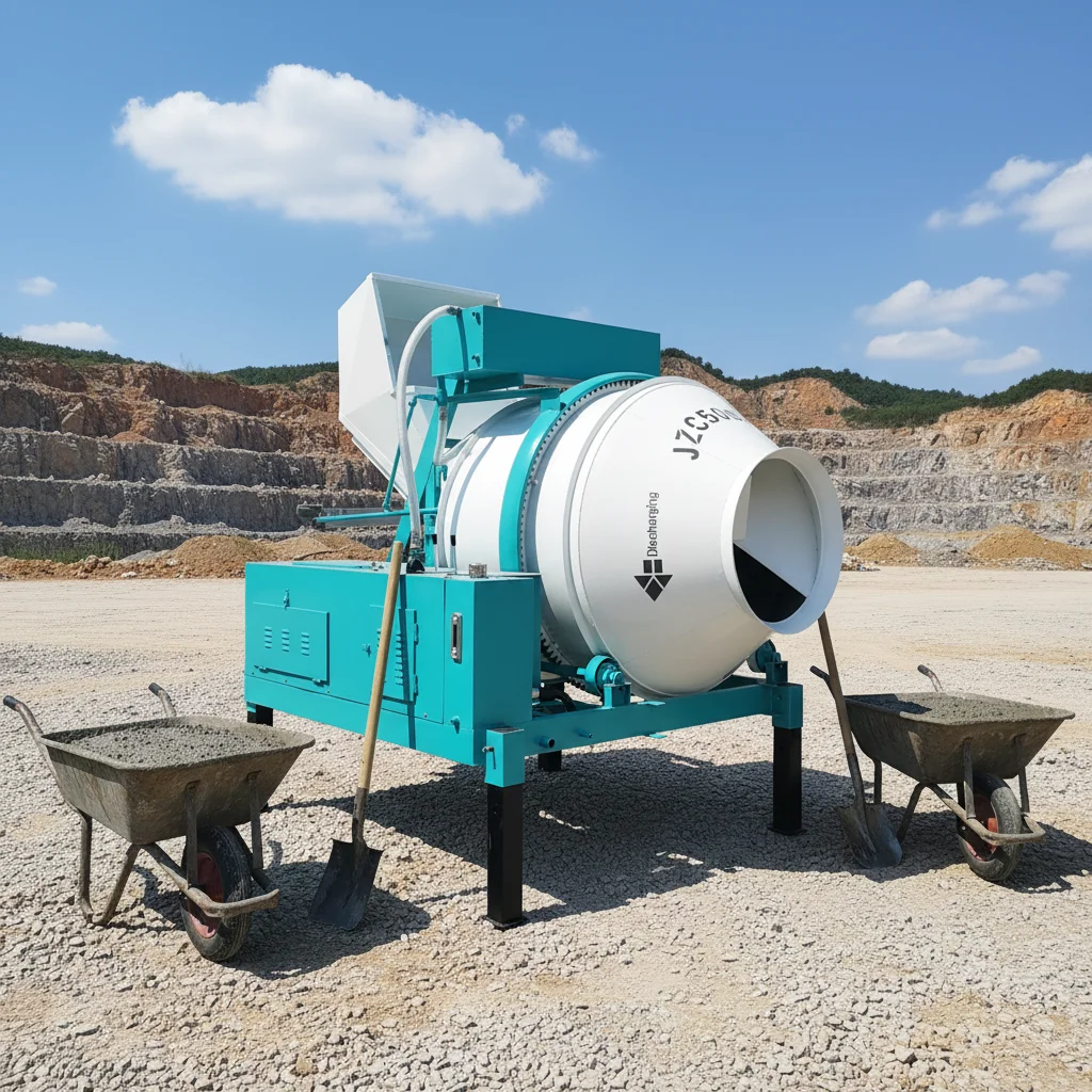500l Concrete Mixer Electric Concrete Mixer Self Loading Concrete Mixer For Construction