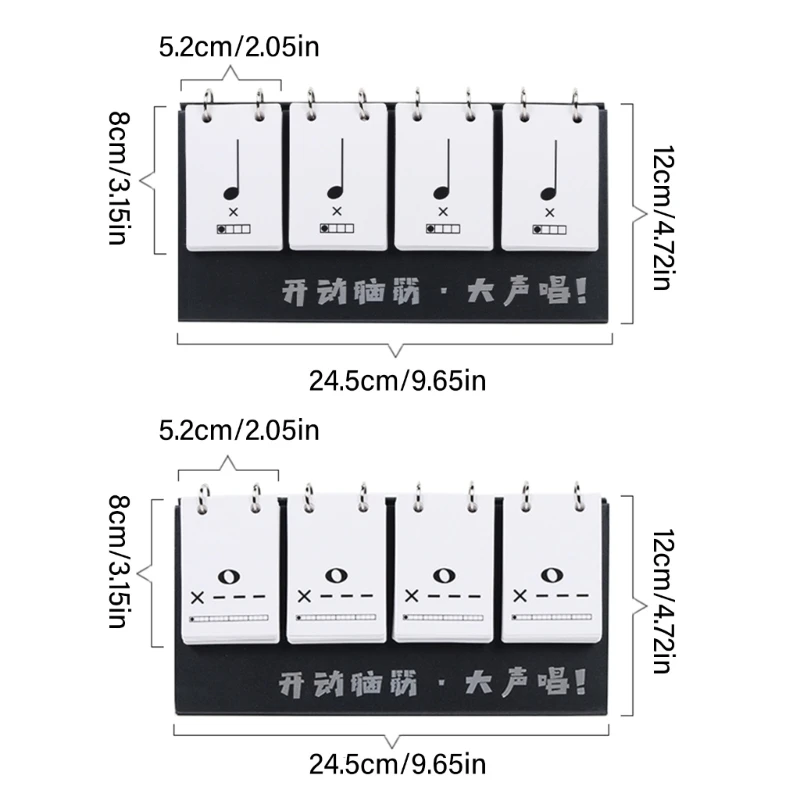 Rhythm Practice Card Music Rhythm Learning Cards Enhance Note Identification Rhythm Flashcards for Piano Guitar Practice