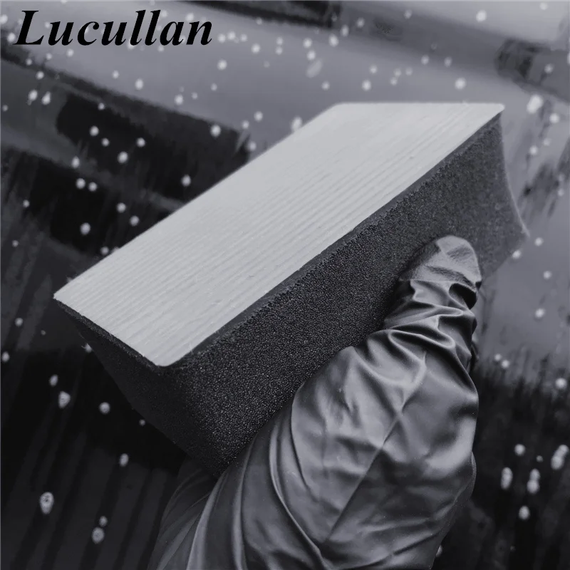 Lucullan Nano Tech Car Detailing Sponge Magic Clay Rub Clay Block Auto Polishing Clay Bar Vehicle Cleaner