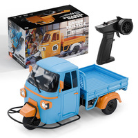 1/10 Full Scale High Speedrc Car 3 Wheel Rc Car Rear Drive Car Linked Headlights Rc Model Car Remote Control Toys Cars For Kids