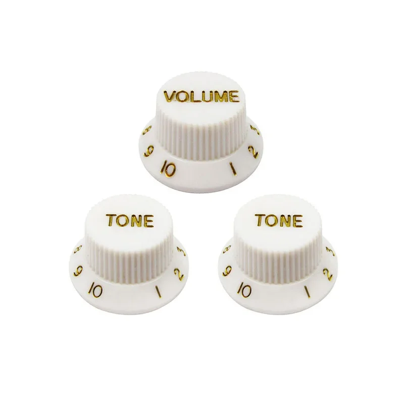 Guitar Speed Control Knobs 1 Volume 2 Tone for ST SQ Electric Guitar Parts Accessory Multi Color