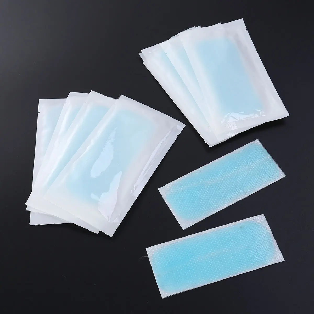 

10Pcs Cooling Strong Adhesion Forehead Strips Quick Cooling Effect Headache Toothache Drowsiness Fatigue Sunstroke