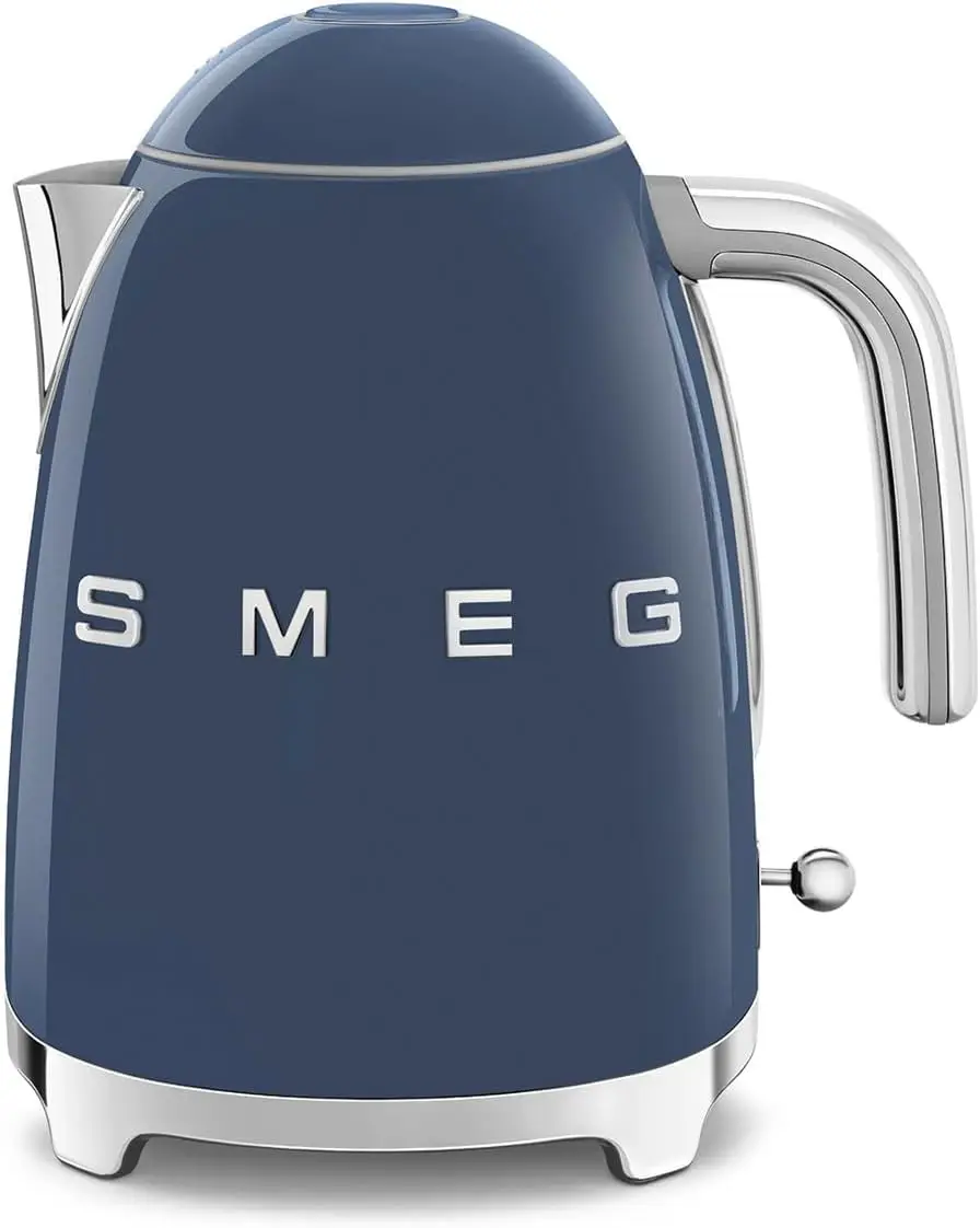 Style Electric Water Kettle with Automatic Shutoff, Removable Base, and Water Indicator, KLF03NBUS, Navy Blue