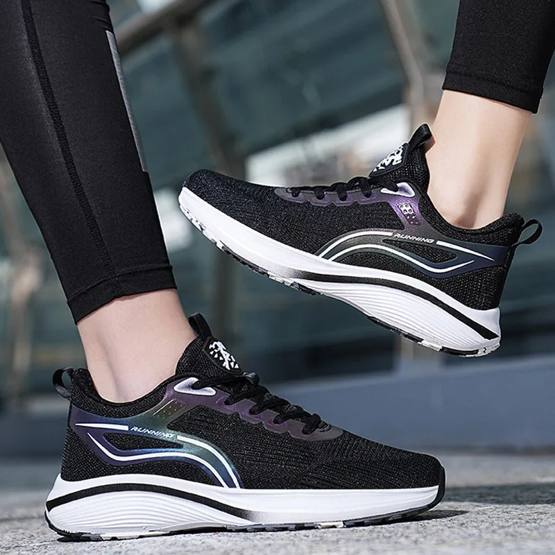 Plus Size Casual Running Fashion Anti Slip Hiking Mesh Breathability Athletic Shoes Tennis Women Trend 2024 Mens Sneakers Couple