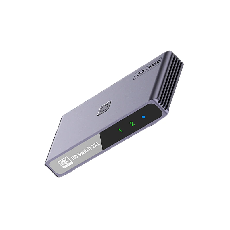 HDMI-compatible 1-in 2-Out / 2-in 1-Out Splitter Switch Bi-Direction Selector Switcher 4K@60hz  for Computer Monitor PS5 TV Box