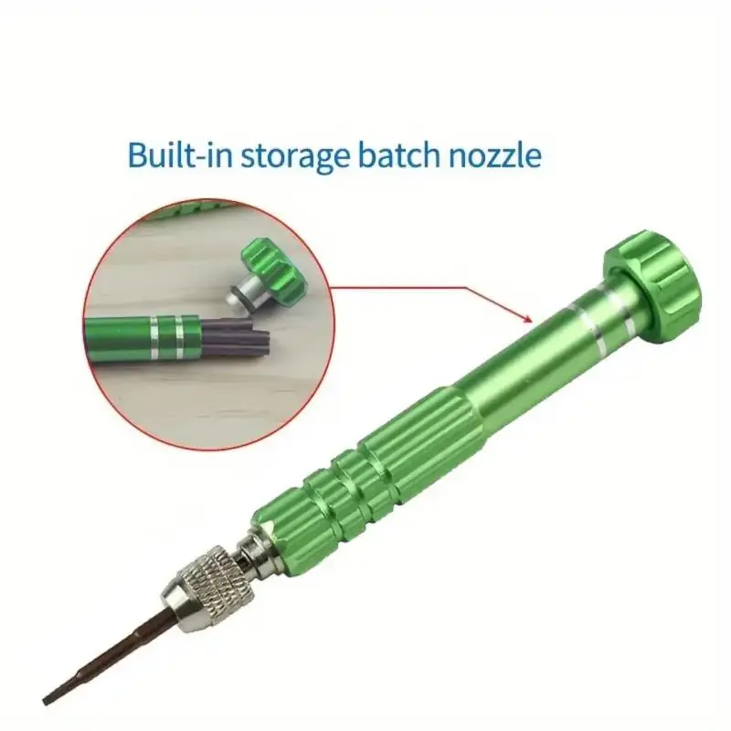 1 Set 5 In 1 Multifunctional Small Screwdriver Kit Repair Tool For Eyeglass Sunglasses Electronics Cellphone Jewelry And More