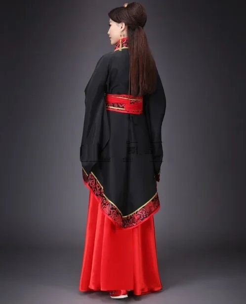 Hanfu-Costume de brevAlberoise Traditionnelle pour Homme et Femme, Tenue de Scène pour Dame