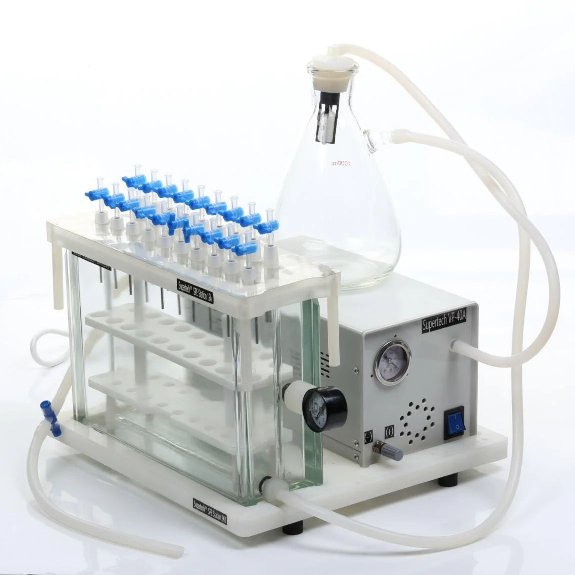 Hamag Manufacturing Solid Phase Extraction With 19 Holes Solid Liquid Extraction Equipment Manifold for lab