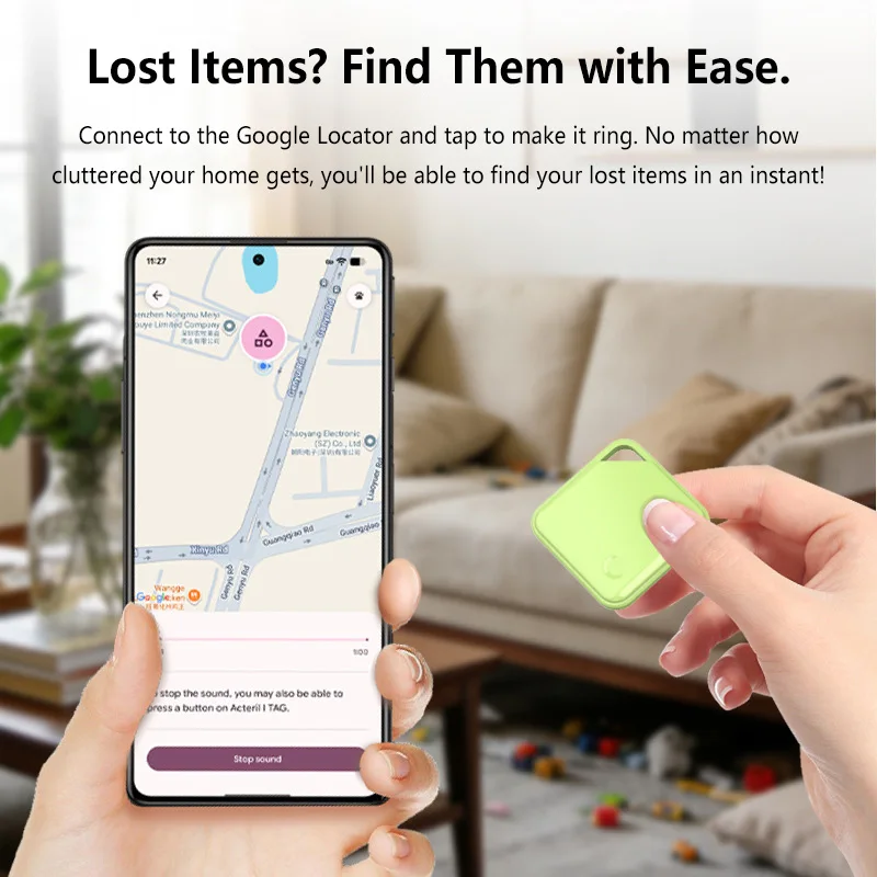 

Google Find My Device Anti-Loss Tracker Google Android iTag Locator Pet Tracking Available in Multiple Colors