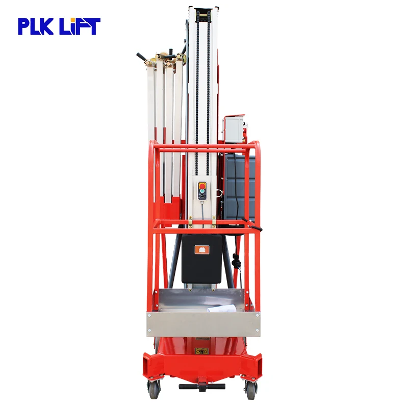 4m 6m 7m 8m 10m 11m อุปกรณ์ยกอลูมิเนียมอัลลอยด์แพลตฟอร์มการทํางาน Lift