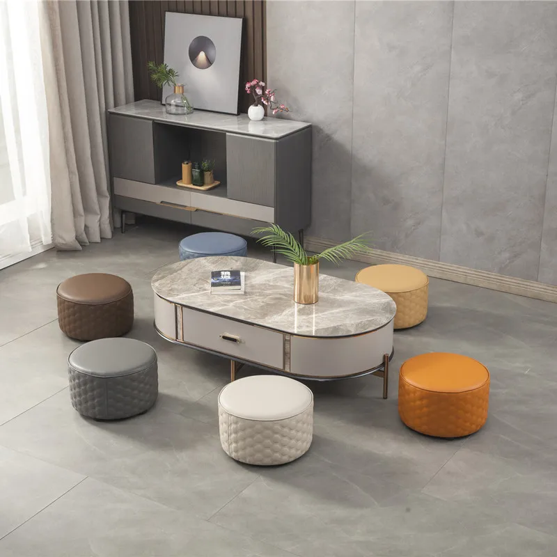 Europäischen Hocker Deckt Runde Moderne Outdoor Hocker Gotchic Schlafzimmer Kinder Hocker Hocker Hocker Hocker Rangement Wohnzimmer Möbel