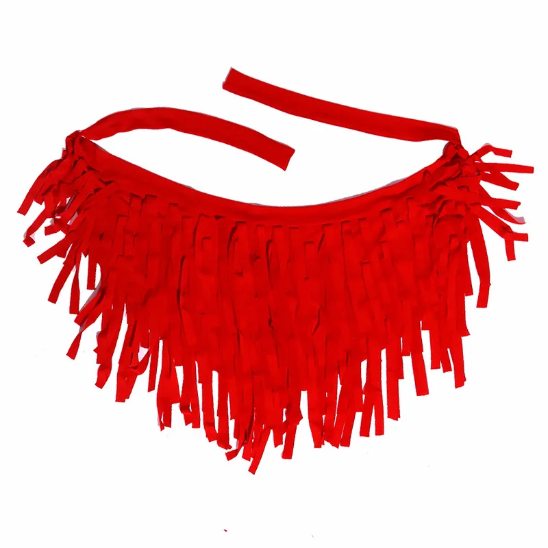 Customized Belly Dance Hip Scarf Skirt Bohemian High Elasticity Tassel Hip Scarf BL227