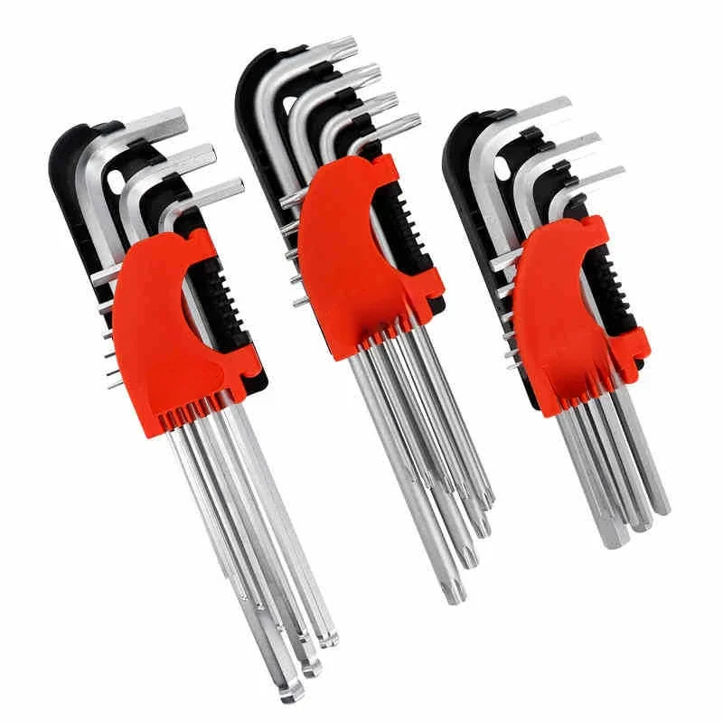 

Hex Wrench Set Hexagonal Club Star Ball Head Flat Head Internal Hexagonal Wrench Kit