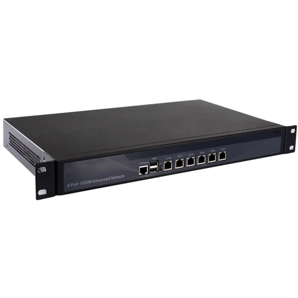 PFSense 1U Network Firewall Router with 6 ports Gigabit Lan Core  i3 4150 3.5Ghz Mikrotik PFSense ROS Wayos