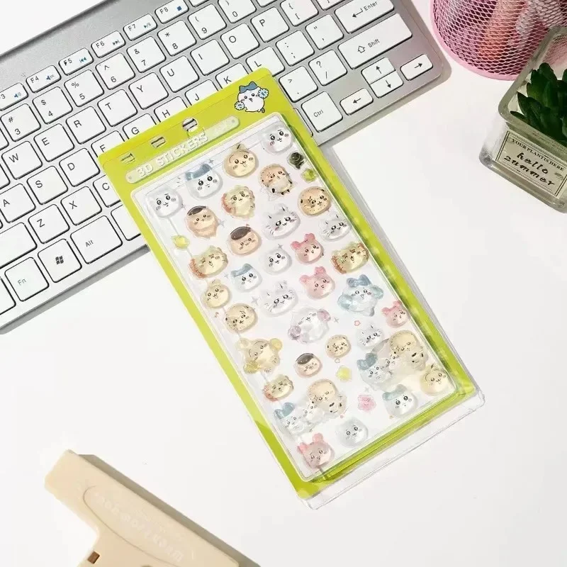 Cute Epoxy Stickers All Pastel Color Variations Kawaii Raised 3D Decals Perfect DIY Craft Gift for Fans Cute 3D Epoxy Decals - view 6