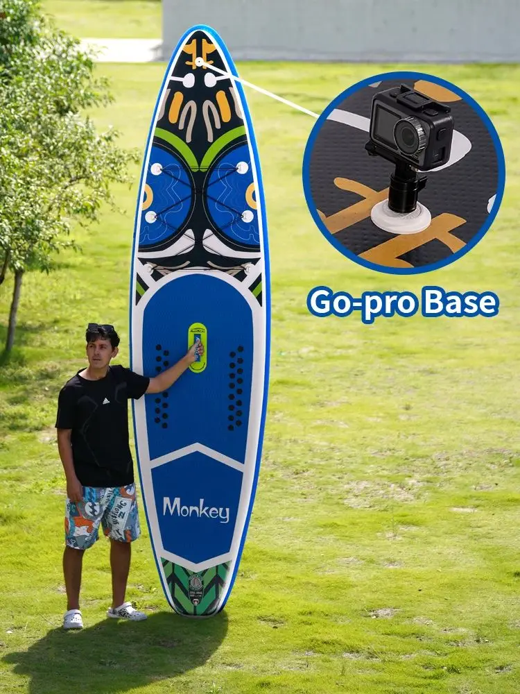 Funwater Stand Up Paddle Board Surfbrett, aufblasbares Stand Up Paddling Board, Surf-Sup-Board mit Zubehör, maximale Belastung 330 Pfund