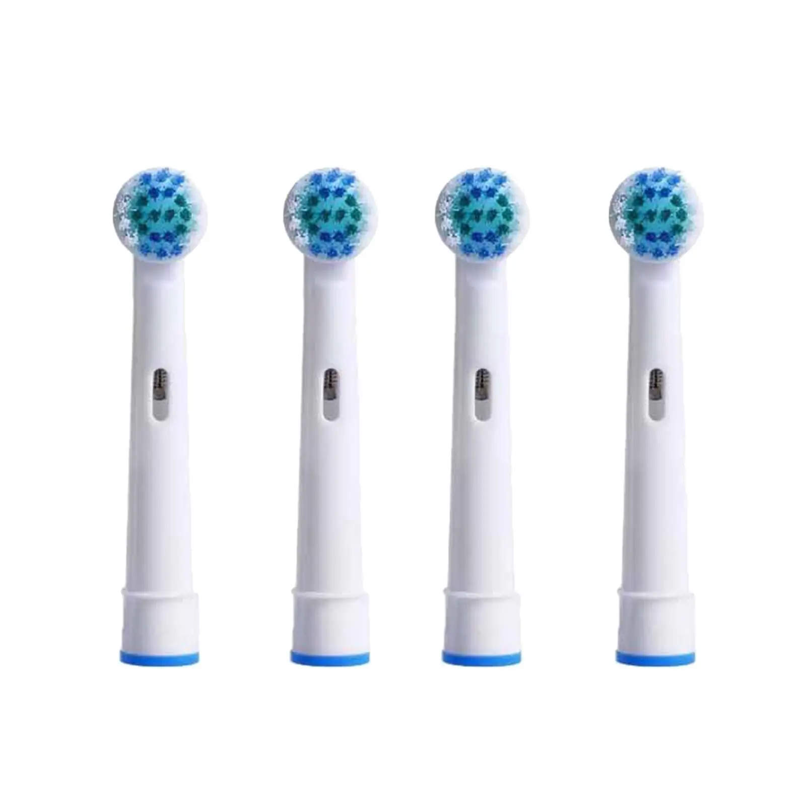 Replacement White Toothbrush Heads, for Refills for Electric Toothbrush, Deep and Cleaning, Pack of 4