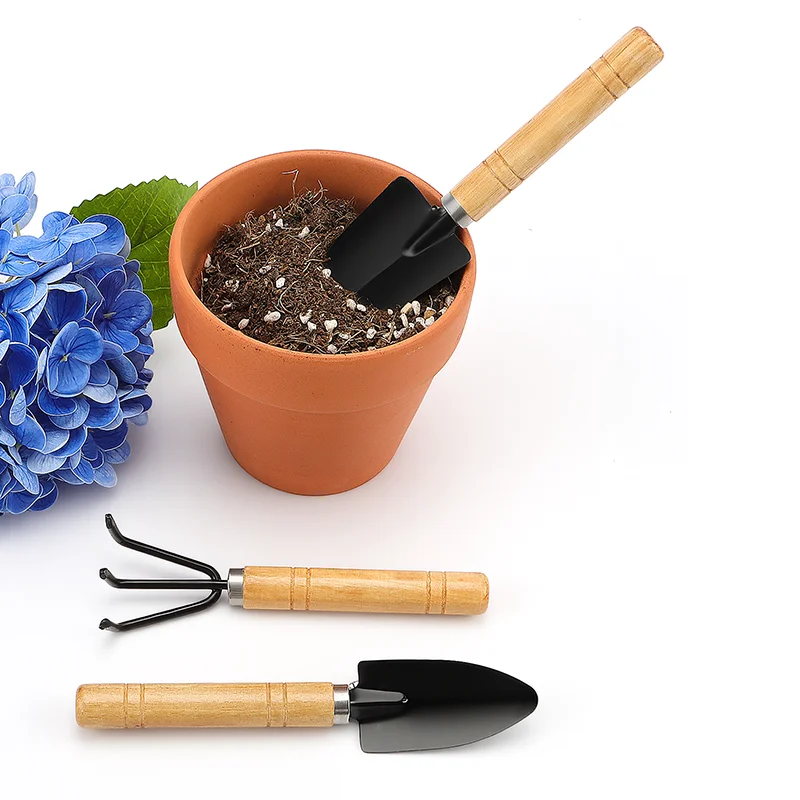 

Gardening Tools Three-Piece Set Mini Garden Tools Multi-Function Shovel Harrow Shovel Household Plant Pine Soil Shovel