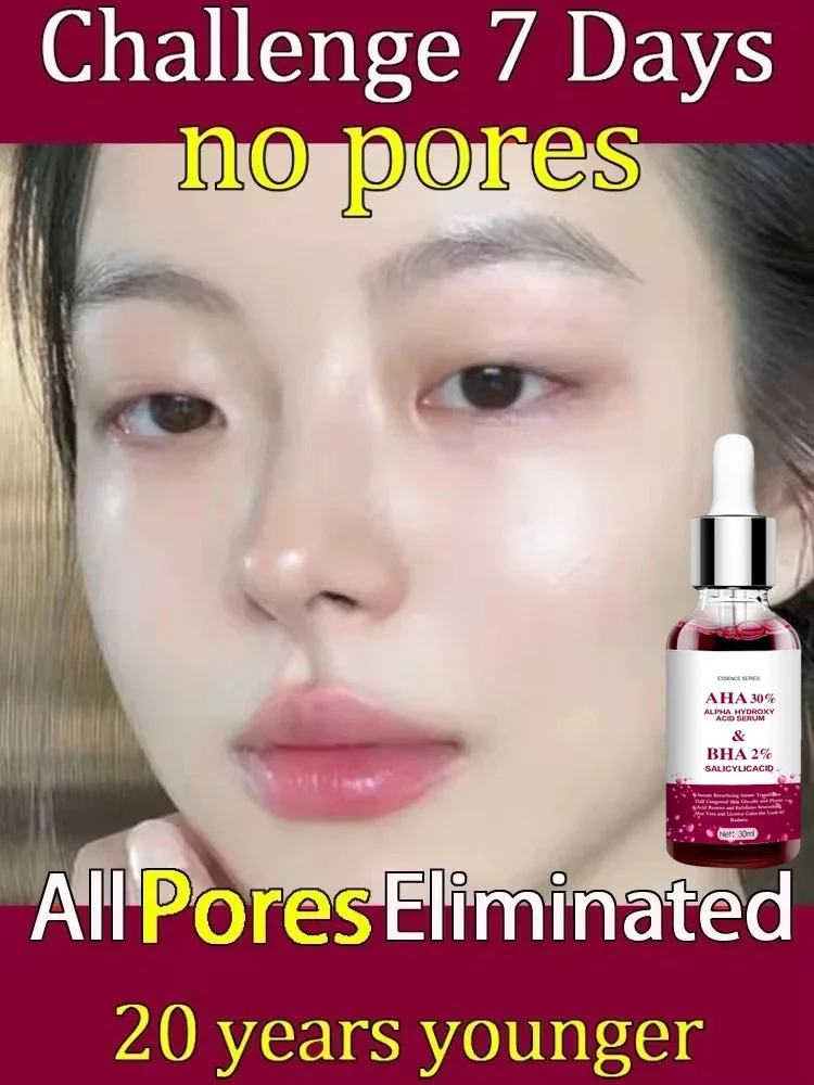 

Shrink Pores Serum Salicylic Fruit Acid Face Remove Blackheads Oil Control Gel Whitening Moisturizing Smooth Skin Care Products