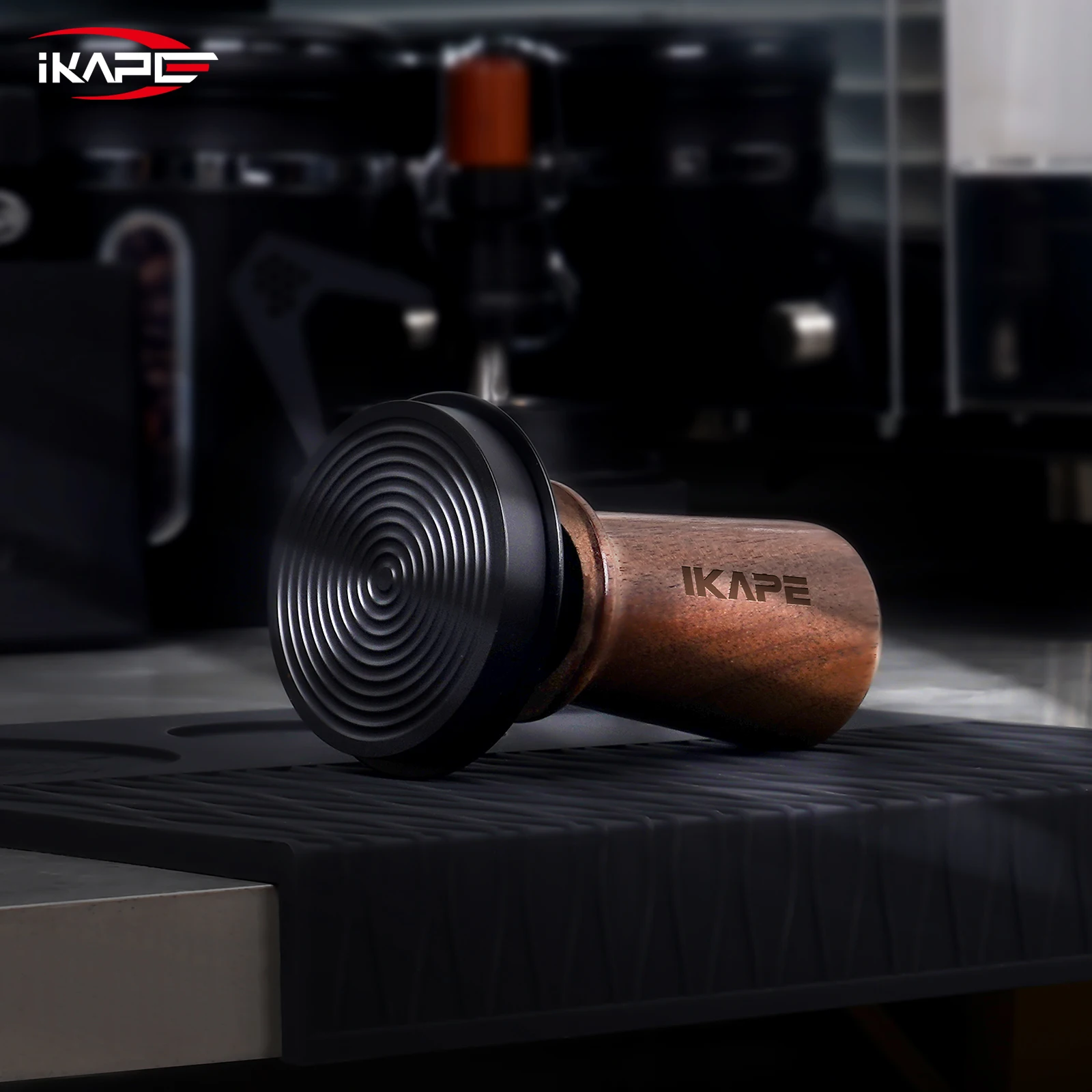 IKAPE Espresso Tool 5 in 1 Wooden Set, For 51mm/53.3mm/58.35MM Coffee Machine, Coffee Tamper, Espresso Distributor, V3 WDT Tool