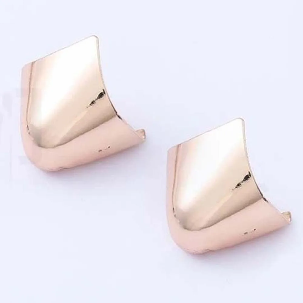 3 Pair / 2 Pair Alloy Metal High Heels Tip Covers Anti Kick Pointed Shape Pointed Toe Caps Electroplated Finish Universal Size