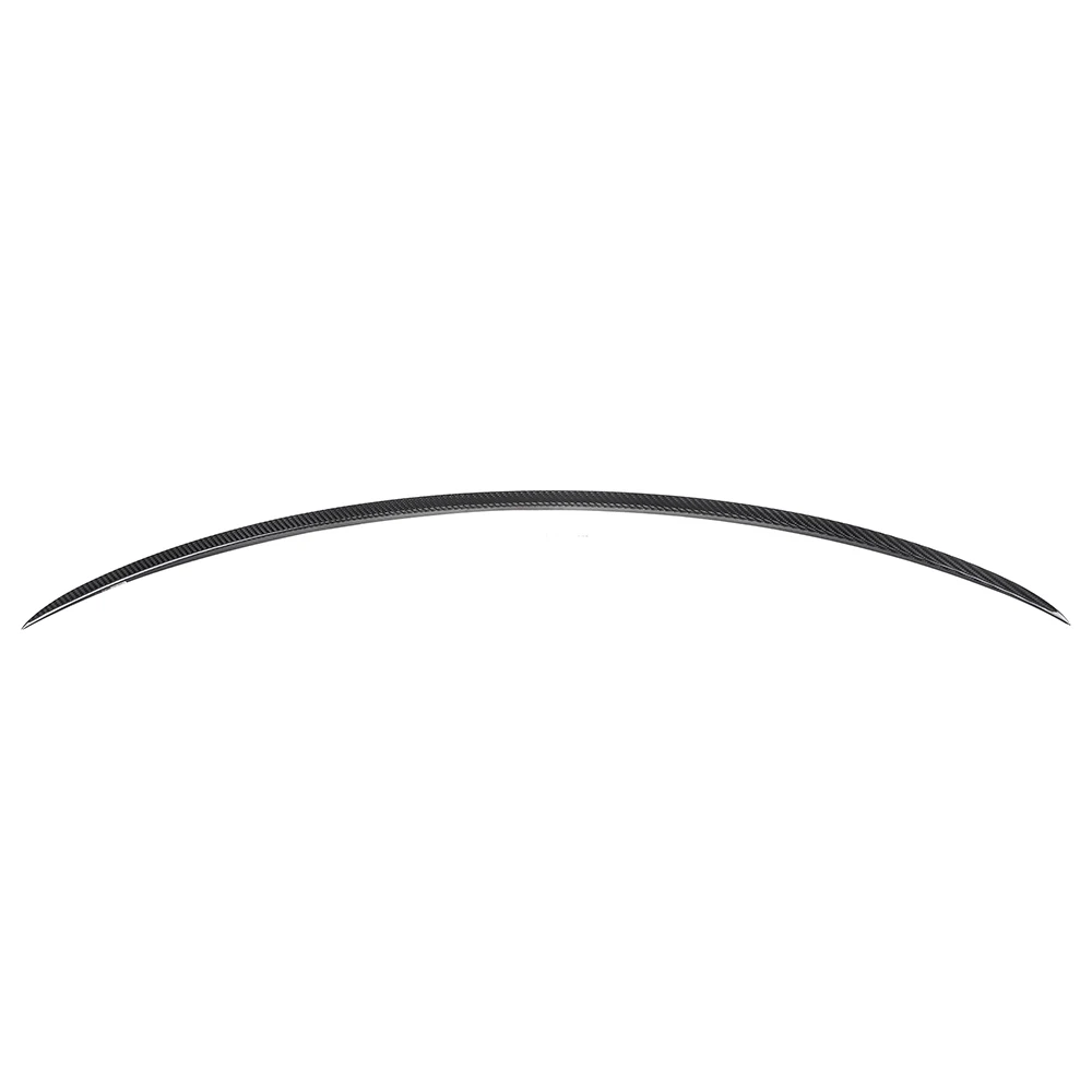 Dry Carbon Fiber Rear Trunk Spoiler Wing Lip Bootlid For 22-23 Mercedes Benz W206 C Class Sedan And C63 C63S OEM Style Decktail