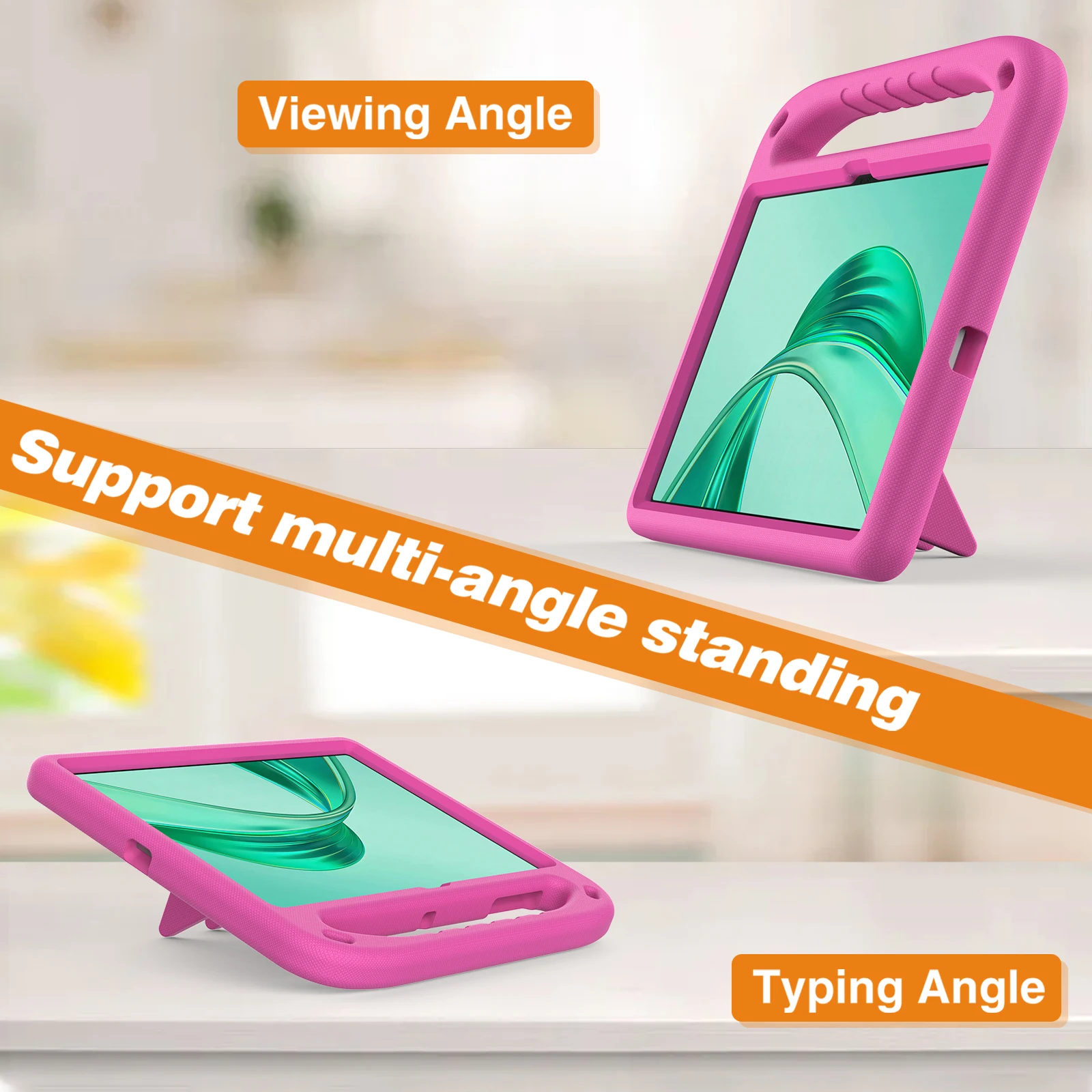 Etui EVA do Honor Pad X8a 11 cali 2024 Kids Stand Shockproof non-toxic Full Body Handle Cover do Honor Pad X8a X9 2024 11'' — zdjęcie produktu 4