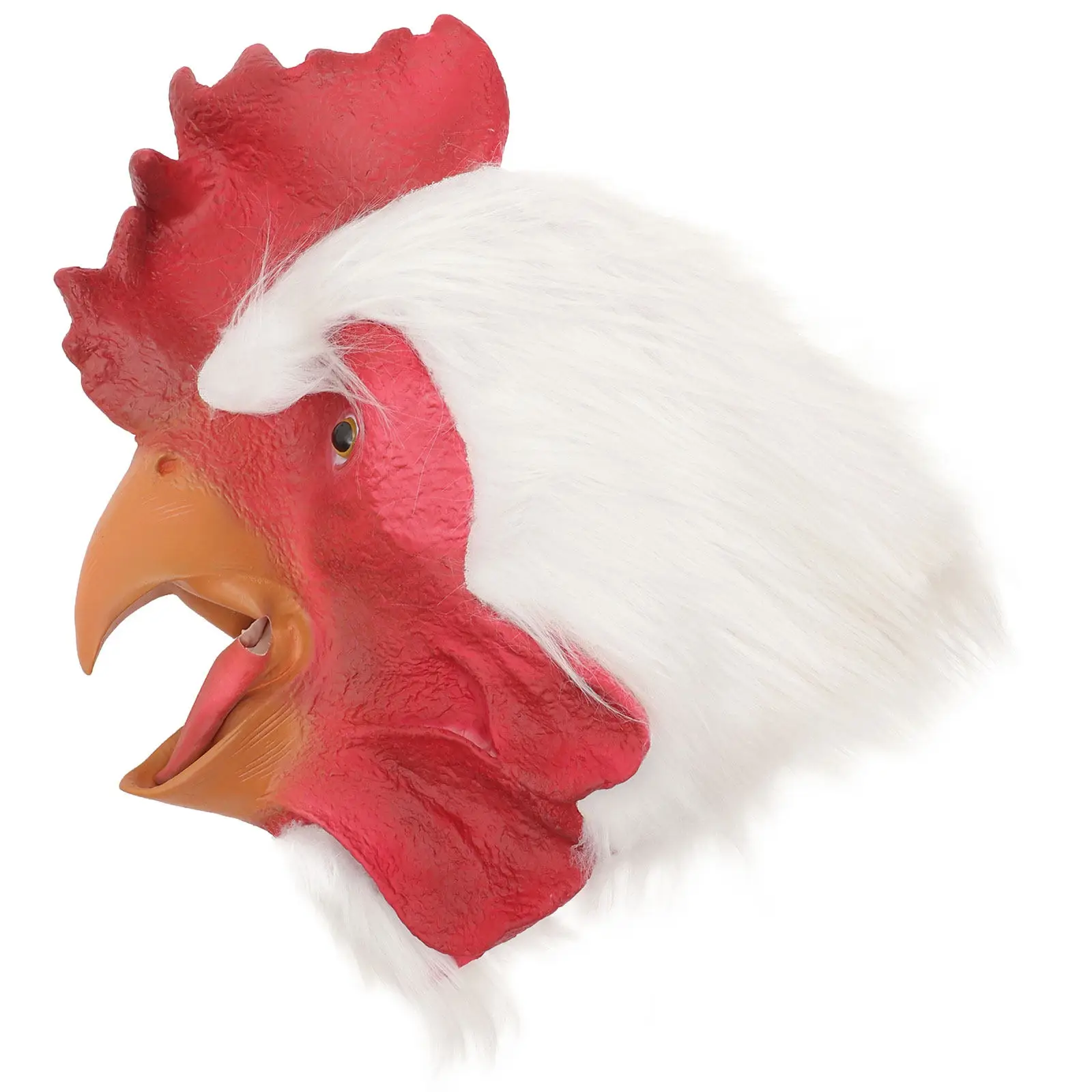 

Rooster Head Mask Highly Detailed Realistic Costume Accessory for Halloween Party Cosplay Masquerade Ball Music Festival