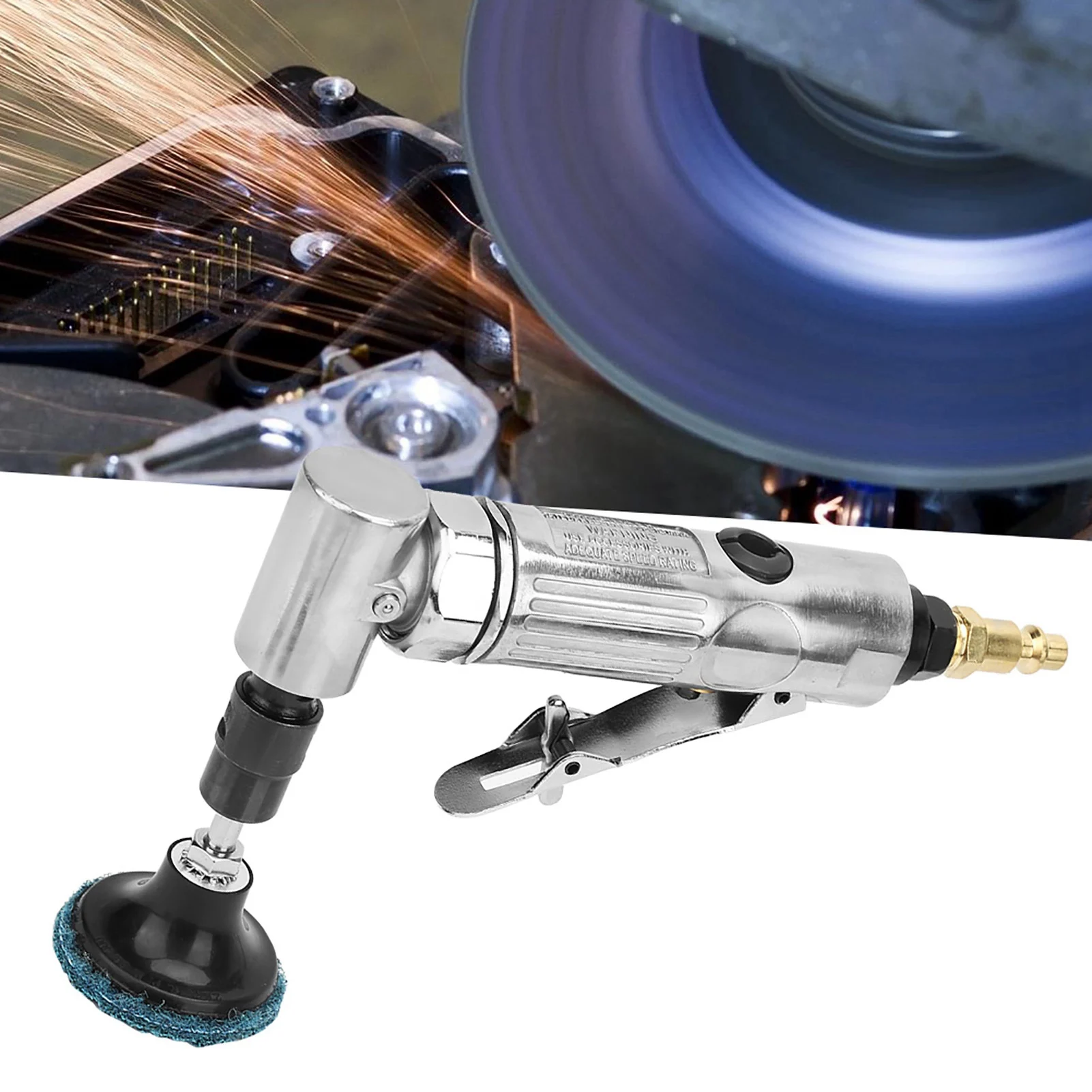 เครื่องมือลมปรับความต้านทานการสึกหรอความเร็วที่รวดเร็ว 2000 รอบต่อนาทีชุดเครื่องบดเหล็กการเคลื่อนไหวสำหรับส่วนประกอบไม้สำหรับการลบคม