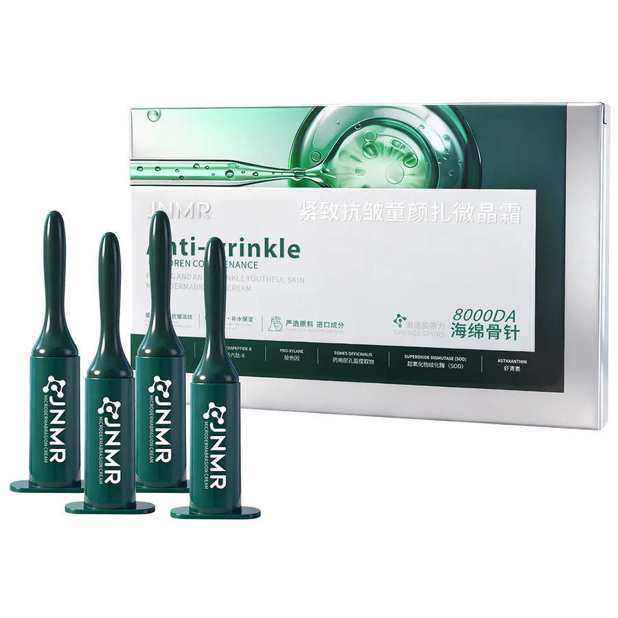 

Губка для кости игла, укрепляющая против морщин, молодежный микрокристаллический крем для лица, лифтинг, уменьшение морщин, увлажняющий крем