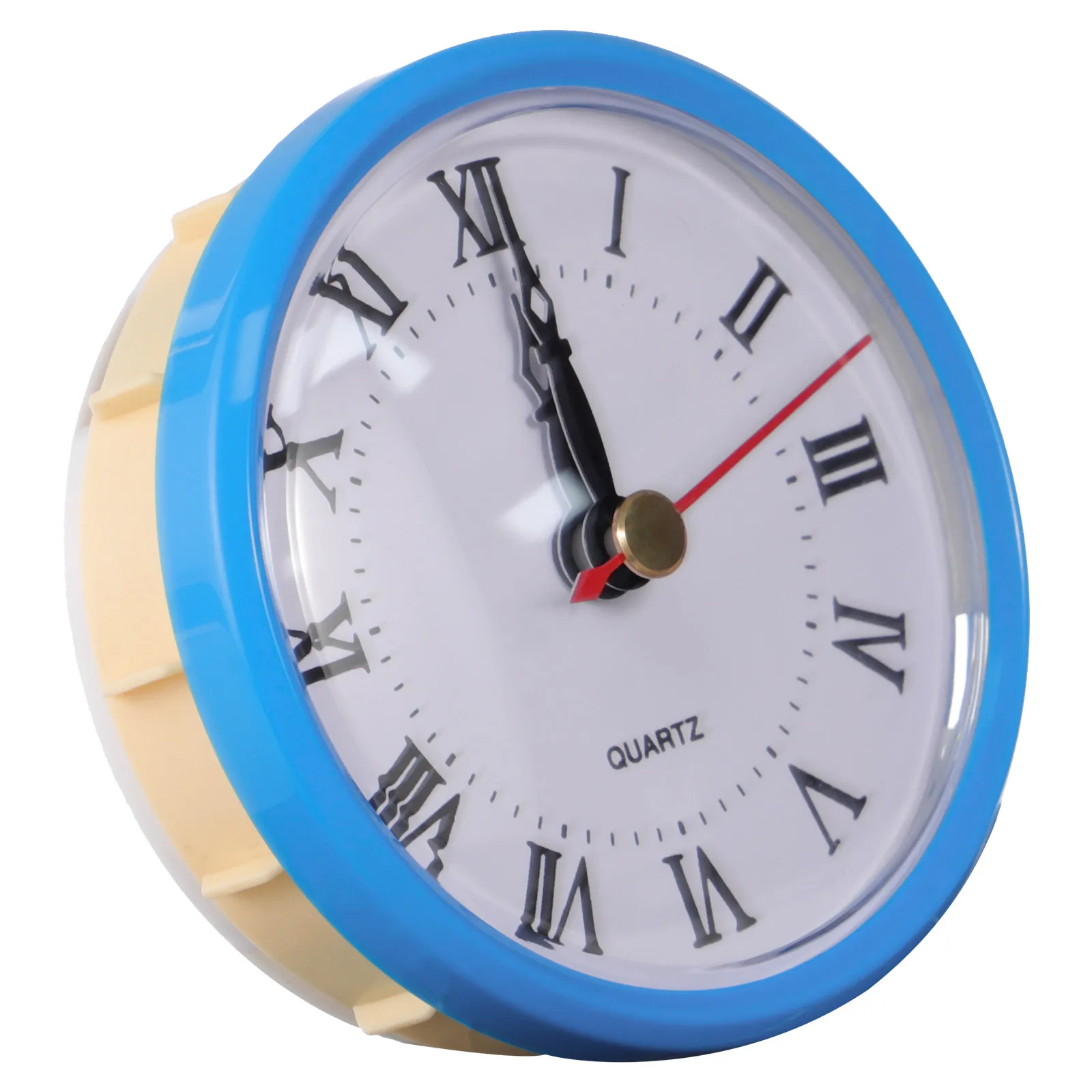 

Quartz Inlaid Clock 80MM Diameter Sweep Movement Vintage Plastic Simple Dial Silence Insert Clock Movement