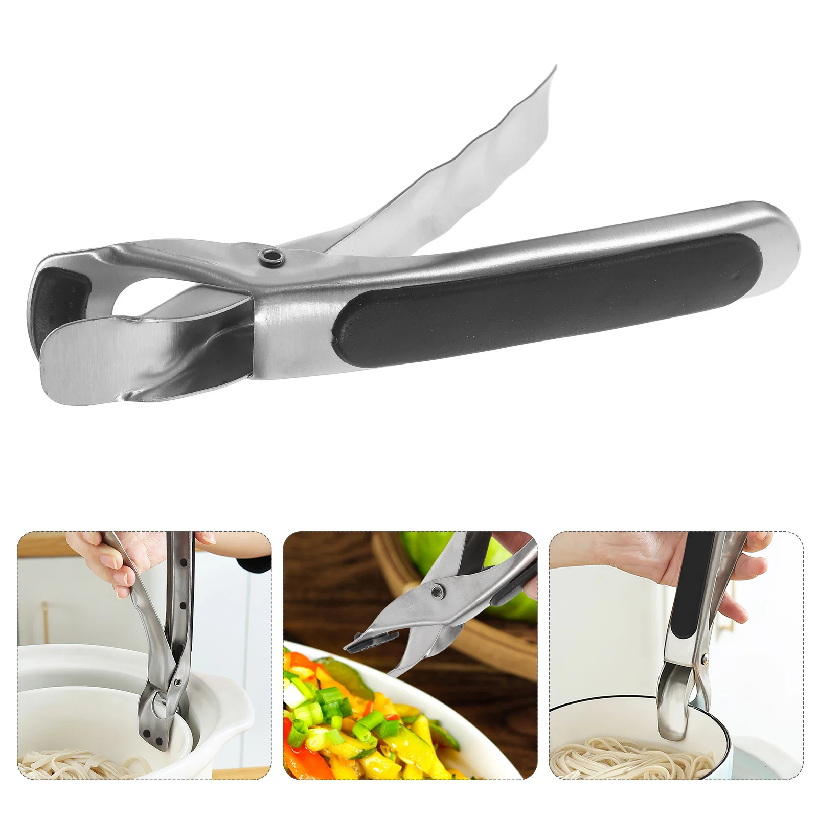 2шт кухонных щипцов, термостойких, для безопасного обращения с горячими блюдами