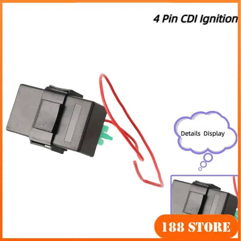 

4-контактный блок зажигания CDI для мотоцикла GY6 воспламенитель — совместим с 50cc, 60cc, 80cc, 100cc, 125cc, 150cc, 180cc, 200cc, 250cc