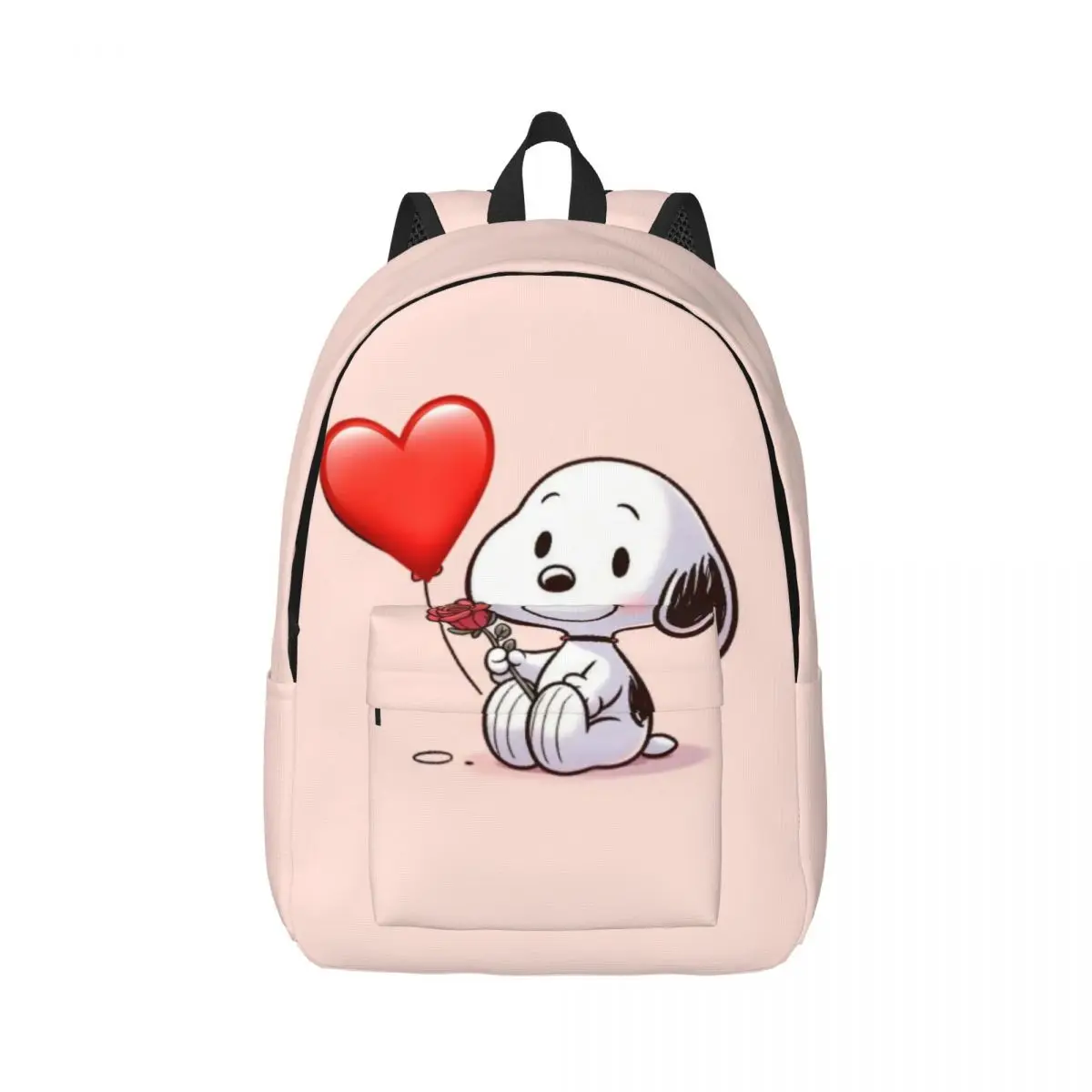 

Casual Canvas Backpack Snoopy Multi-Compartment Lightweight Bag for School, Hiking, and Everyday Essentials