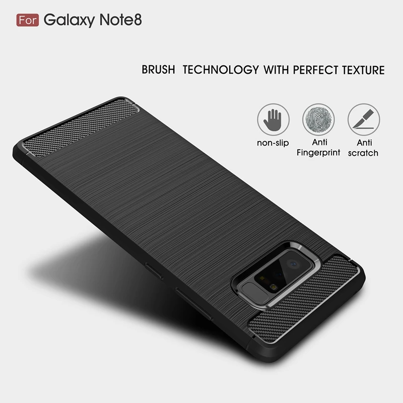 For Samsung Note 8 Case Note 9 Case Silicon Carbon Cover For Samsung Note 9 Case For Galaxy Note 8 Case S8 S9 S10 Plus Lite S10E